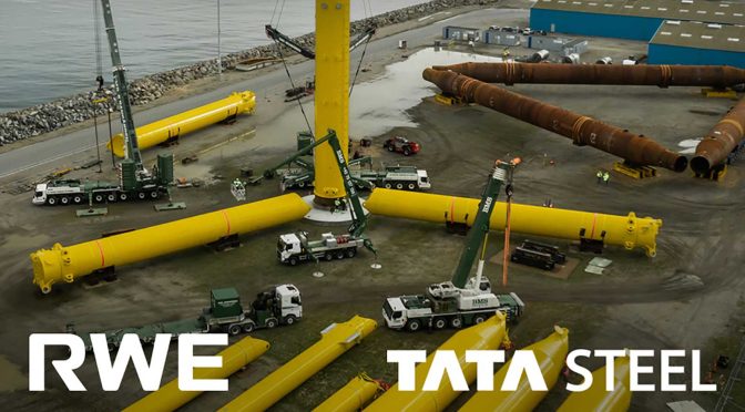 RWE and Tata Steel enter new partnership to support offshore wind power generation in Wales