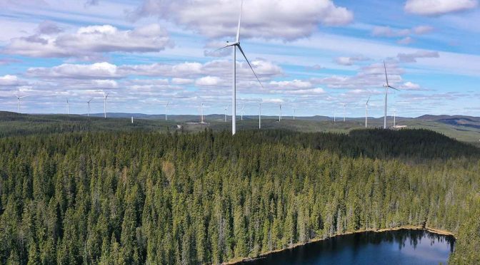 Sweden: Nysäter wind farm connects to grid