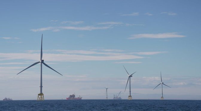 Scotland’s biggest offshore wind farm to generate first power