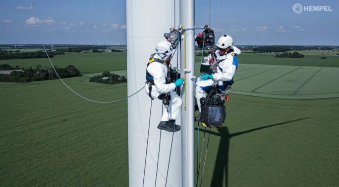 Hempel launches its first leading edge protection coating for wind blades