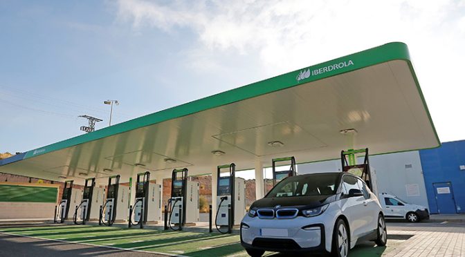Iberdrola increases its public charging network for electric vehicles by 65 percent to over 2,500 points in Spain