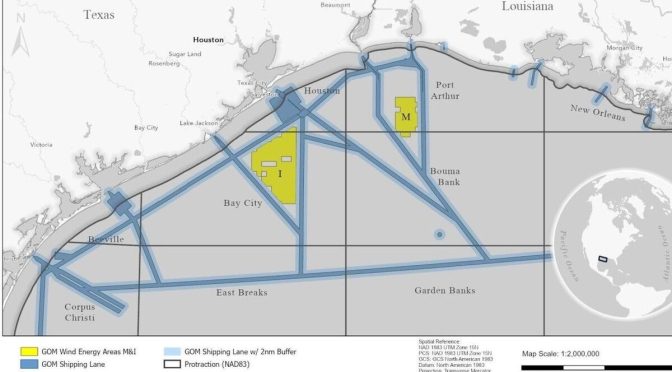 BOEM designates two areas for offshore wind in the Gulf of Mexico