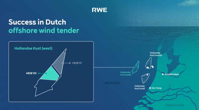 RWE successful in Dutch offshore wind tender