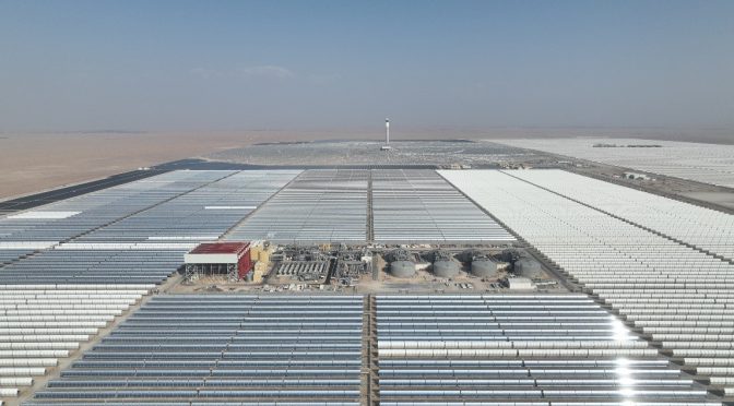 Dubai’s concentrated solar power project starts supplying electricity to the grid
