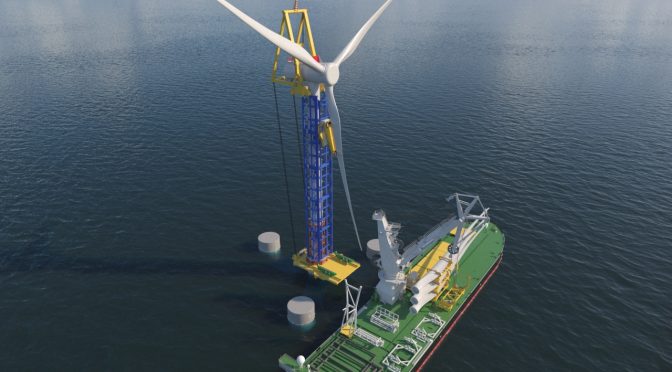 WindSpider: RWE supports development of new self-erecting crane system for wind turbines