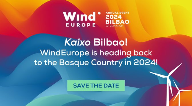 The WindEurope Annual Event will be back in Bilbao in 2024