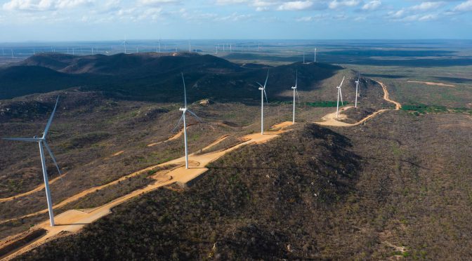 Wind power generation reaches 19,000 megawatts and breaks records in Brazil