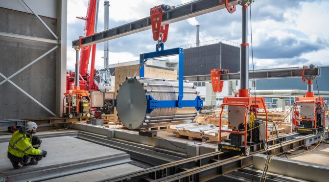 Pilot hydrogen plant takes shape: Modules for 10 MW alkaline electrolyser arrive in Lingen