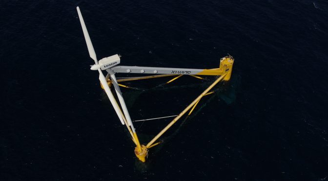 X1 Wind’s X30 floating wind prototype delivers first kWh