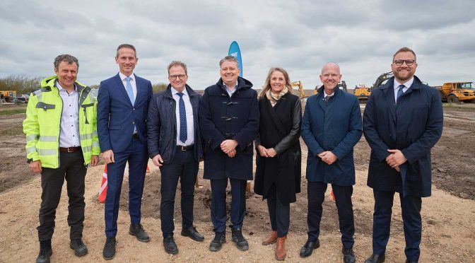 RWE breaks ground for the onshore substation for Thor offshore wind farm