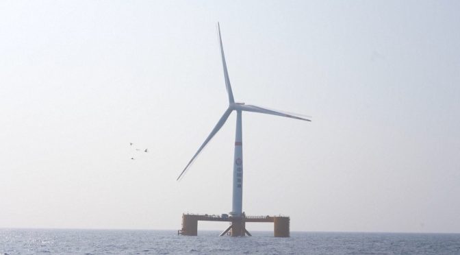 China’s first deep-sea floating wind power platform put into operation