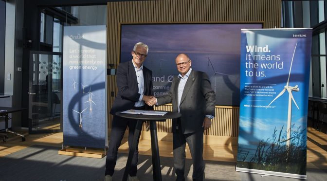 Ørsted and Vestas in industry-first pioneering partnership towards net-zero wind farms