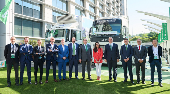 Iberdrola and AEDIVE promote the electrification of heavy goods transport