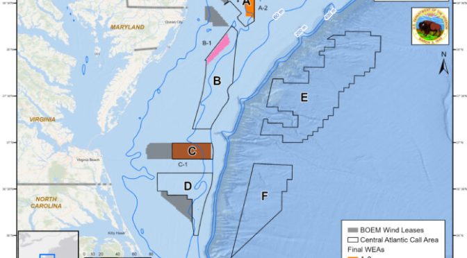 BOEM Finalizes Offshore Wind Energy Areas in the US Central Atlantic