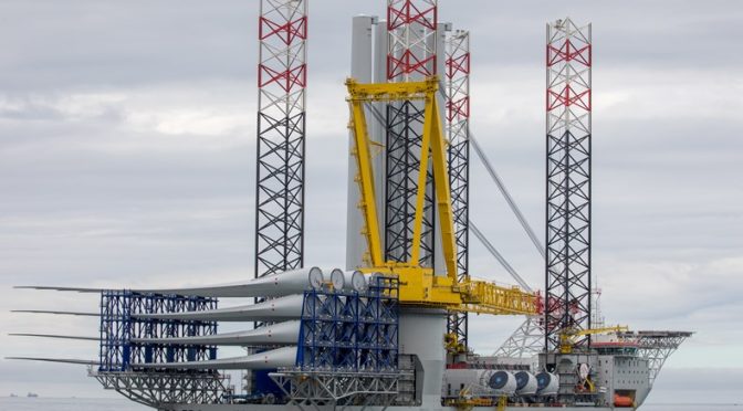First campaign underway to install wind turbines at world’s largest offshore wind farm