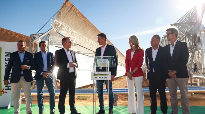 Heineken and Engie inaugurate the largest concentrated solar power plant for industrial use in Europe