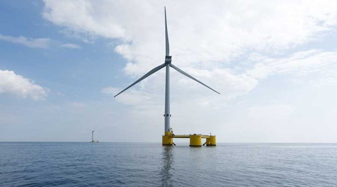 Floating wind farm in Canada prepares its first wind turbines