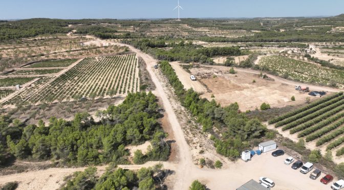 Naturgy begins the construction of a new wind farm in Catalonia and plans to reach 250 renewable MW in the Community