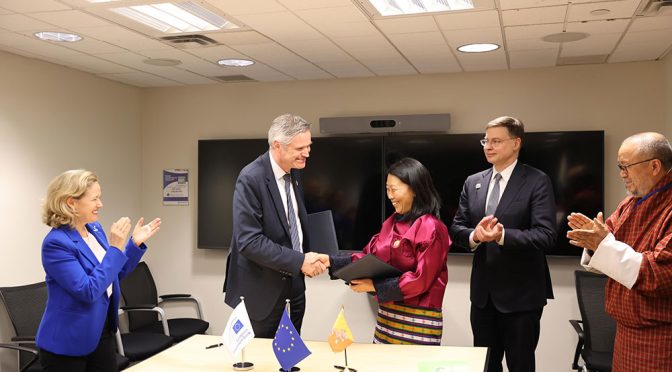 Bhutan and EIB sign 150 million Euro loan for hydropower and solar photovoltaic projects