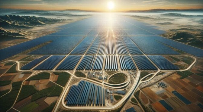 The largest photovoltaic plant in the world in India, Bhadla Solar Park, has 2,245 MW, 10 million solar panels and occupies an area of 5 thousand hectares