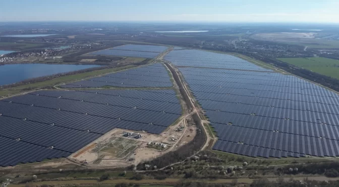 A 605 MW photovoltaic plant in Germany is now the largest solar power plant in Europe