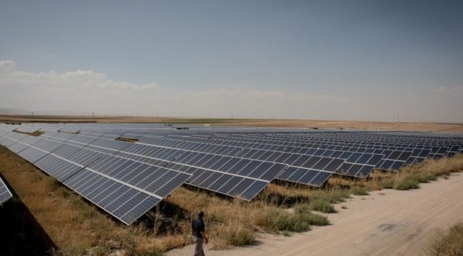 Iraq’s first photovoltaic solar power plant sees progress